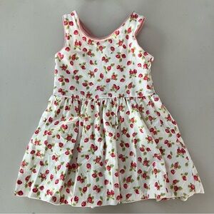 Ralph Lauren Strawberry Sleeveless Kids Dress